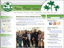 Tablet Screenshot of palmsms-lausd-ca.schoolloop.com