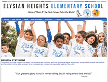 Tablet Screenshot of elysian-lausd-ca.schoolloop.com