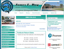 Tablet Screenshot of dms-tvusd-ca.schoolloop.com