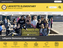 Tablet Screenshot of les-lafsd-ca.schoolloop.com