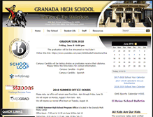 Tablet Screenshot of granadahs.schoolloop.com