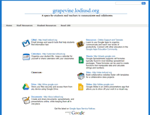 Tablet Screenshot of grapevine-lusd-ca.schoolloop.com