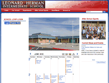 Tablet Screenshot of herman.schoolloop.com