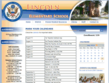 Tablet Screenshot of lincoln-elmhurstcusd205-il.schoolloop.com