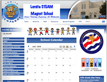 Tablet Screenshot of lomitamsm-lausd-ca.schoolloop.com