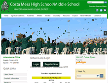 Tablet Screenshot of cmhs.schoolloop.com