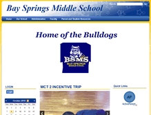 Tablet Screenshot of bsms-wjsd-mississippi.schoolloop.com