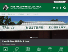 Tablet Screenshot of pihms-mdusd-ca.schoolloop.com